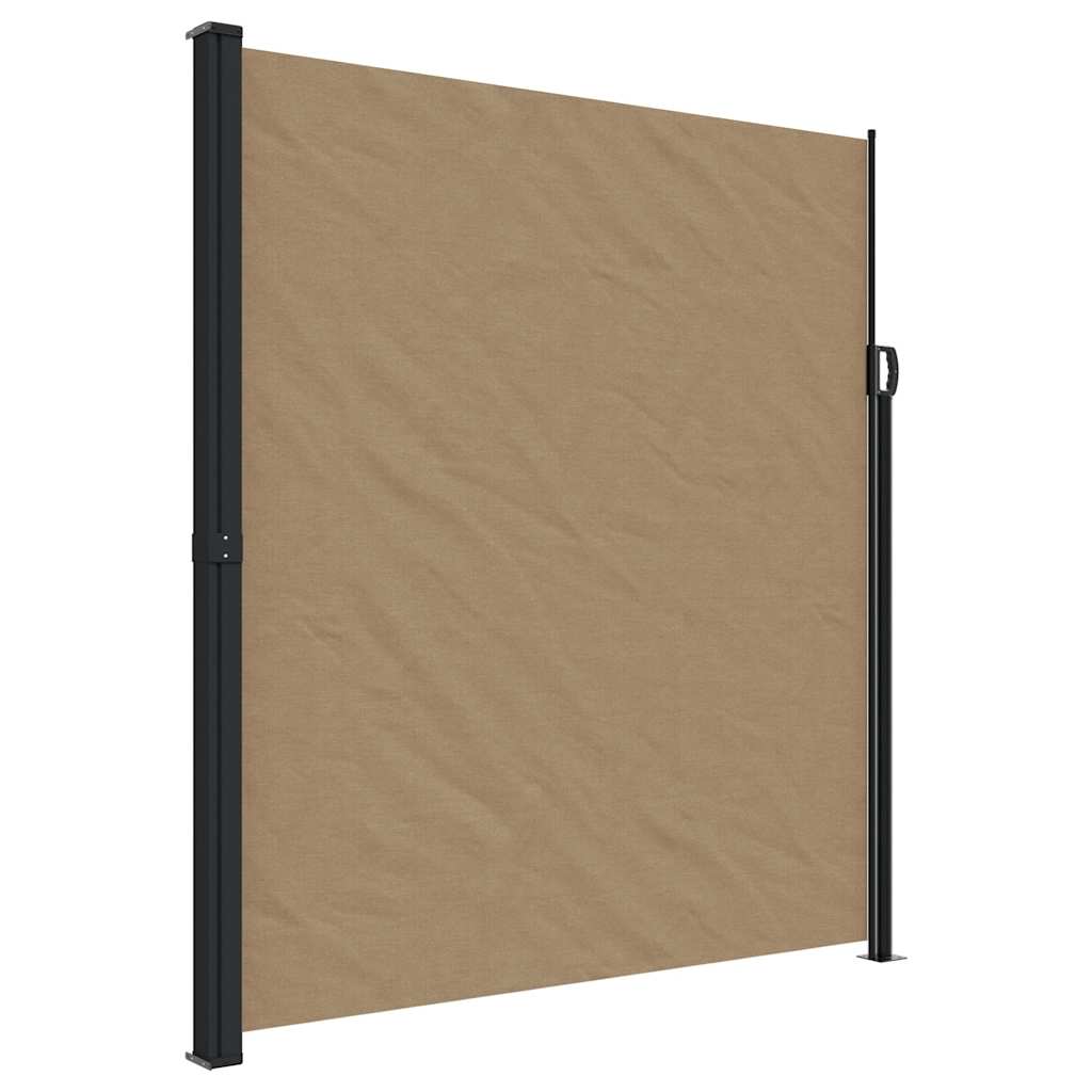 Bočna tenda na uvlačenje smeđesiva 220 x 600 cm