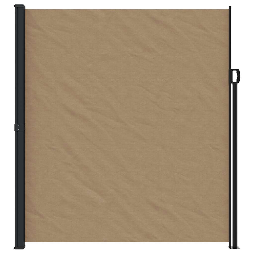 Bočna tenda na uvlačenje smeđesiva 220 x 600 cm
