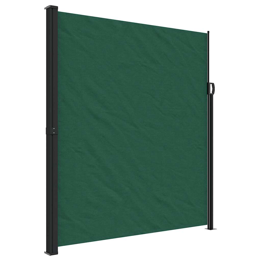 Bočna tenda na uvlačenje tamnozelena 220 x 600 cm