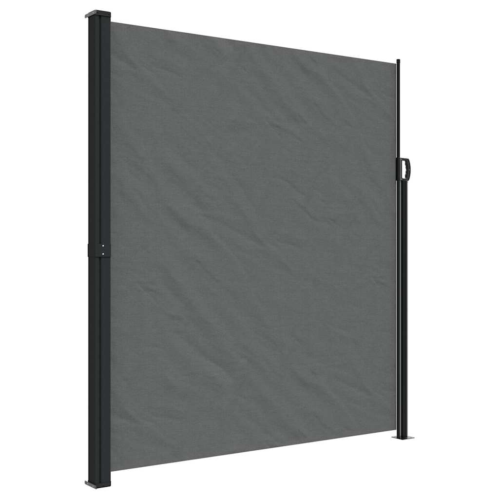 Bočna tenda na uvlačenje antracit 220 x 600 cm