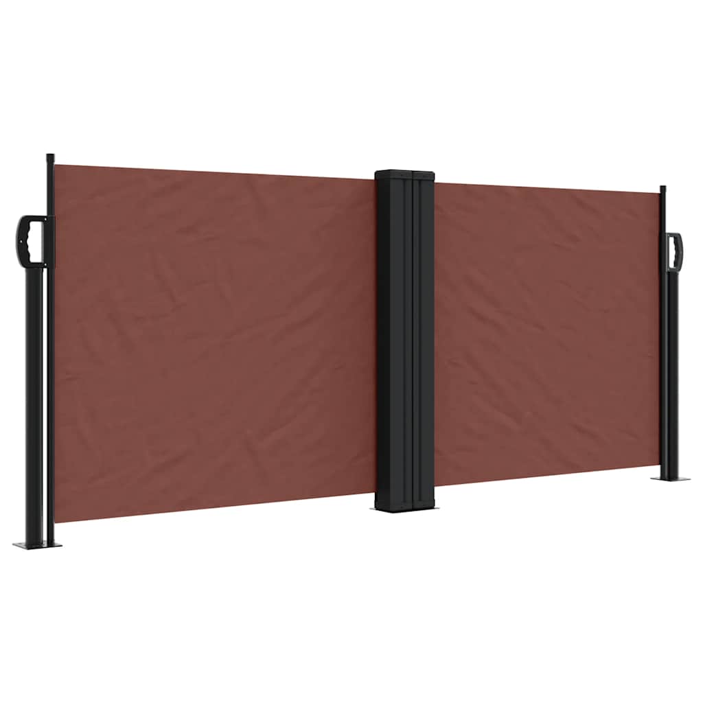 Uvlačiva bočna tenda 100 x 600 cm smeđa