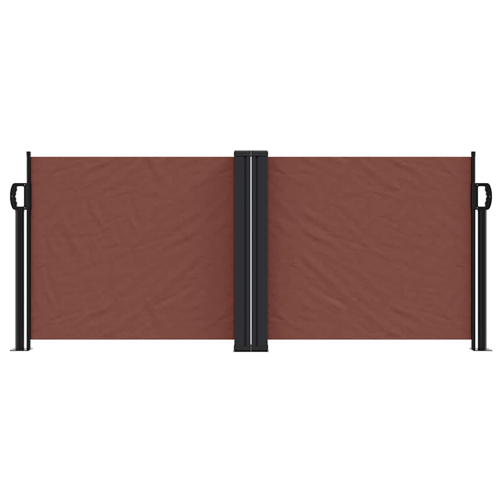 Uvlačiva bočna tenda 100 x 600 cm smeđa