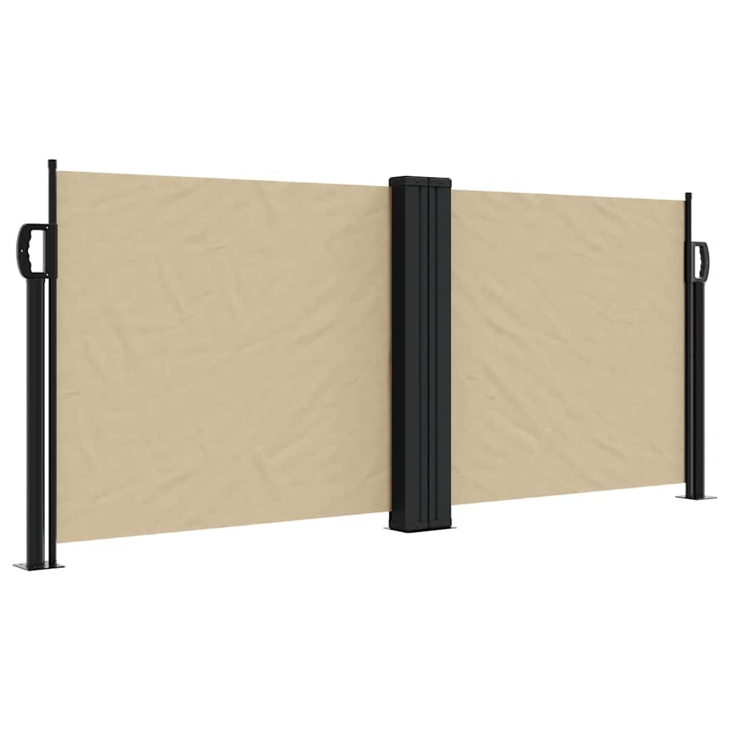 Uvlačiva bočna tenda 100 x 600 cm bež