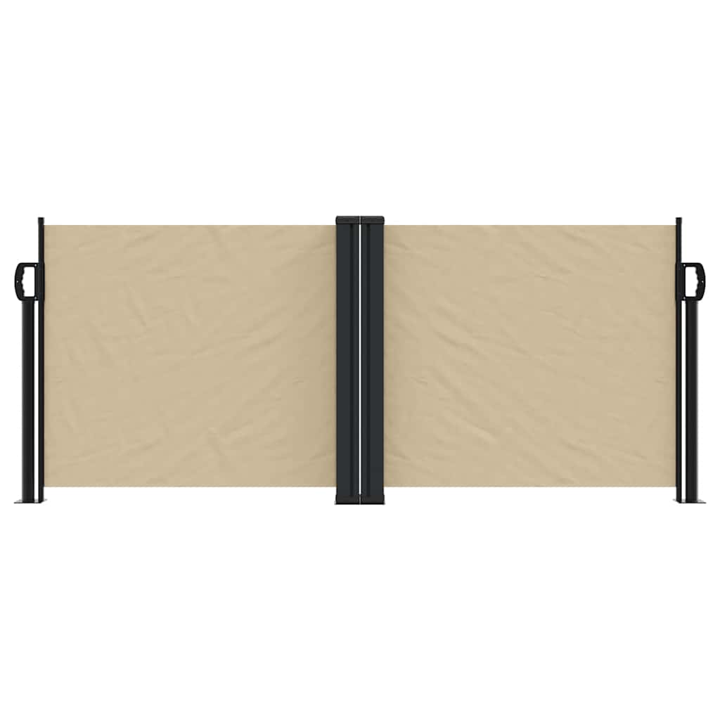 Uvlačiva bočna tenda 100 x 600 cm bež