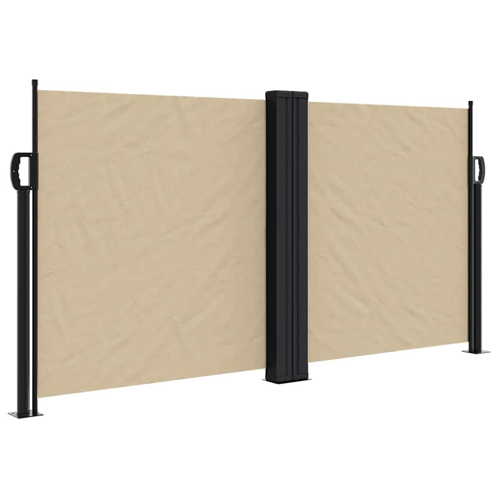Uvlačiva bočna tenda 120 x 600 cm bež