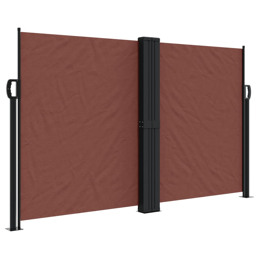 Uvlačiva bočna tenda 140 x 600 cm smeđa