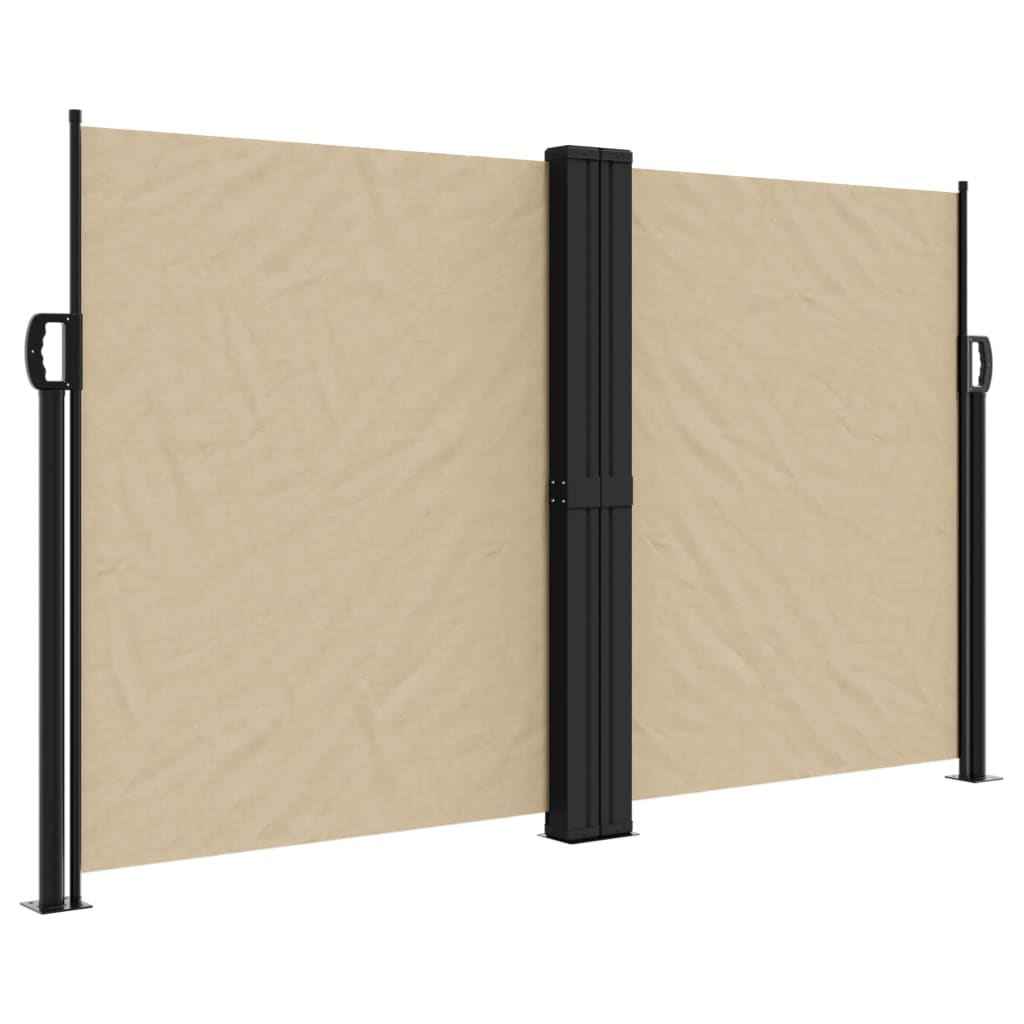Uvlačiva bočna tenda bež 140 x 600 cm