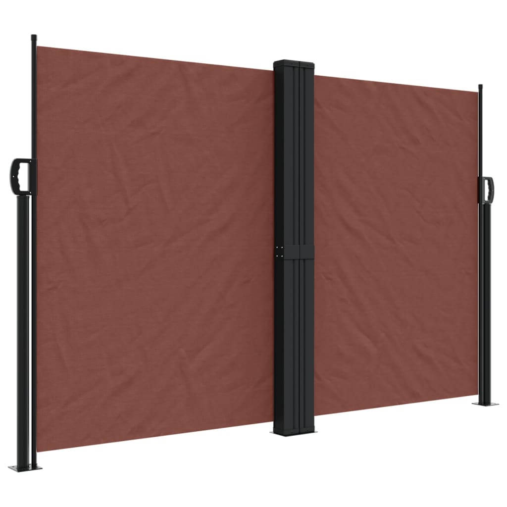 Bočna tenda na uvlačenje smeđa 160x600 cm