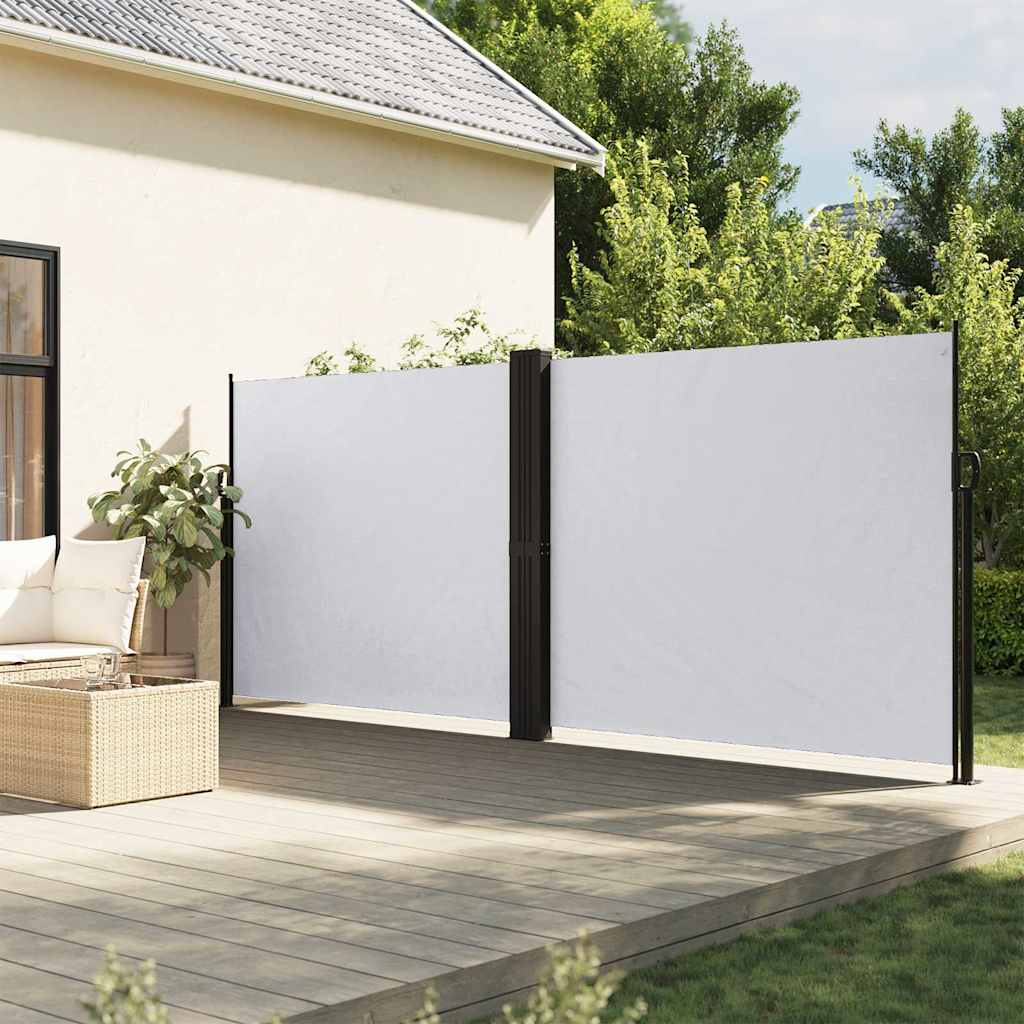 Uvlačiva bočna tenda bijela 160 x 600 cm
