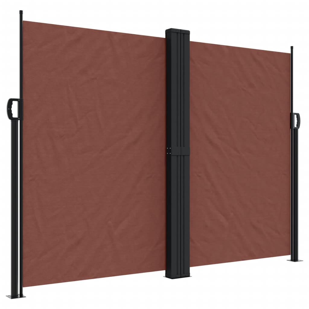 Uvlačiva bočna tenda smeđa 180 x 600 cm