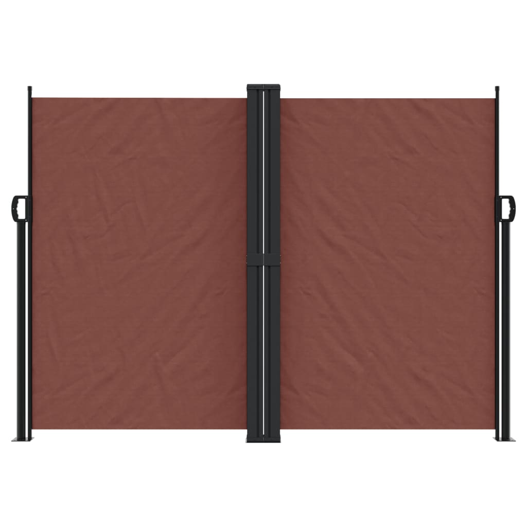 Uvlačiva bočna tenda smeđa 180 x 600 cm