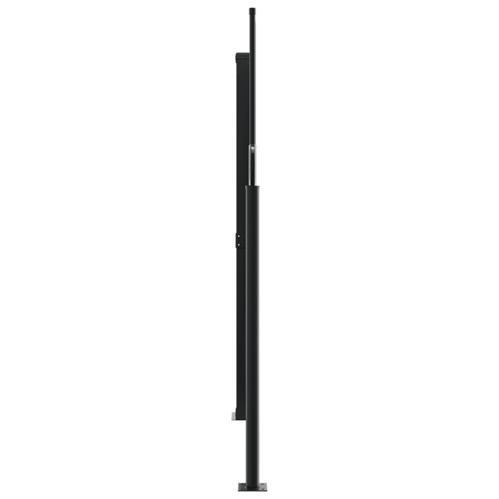 Uvlačiva bočna tenda smeđa 180 x 600 cm