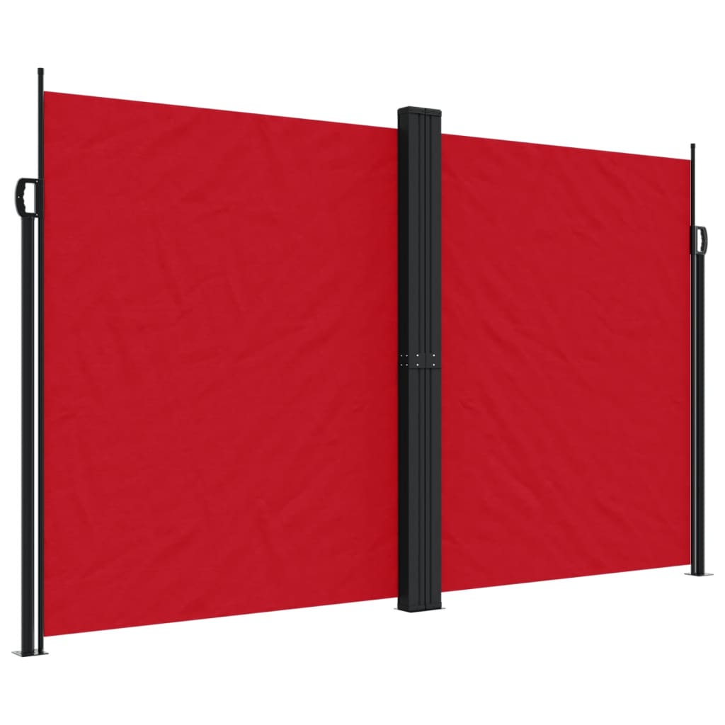 Bočna tenda na uvlačenje crvena 200x600 cm
