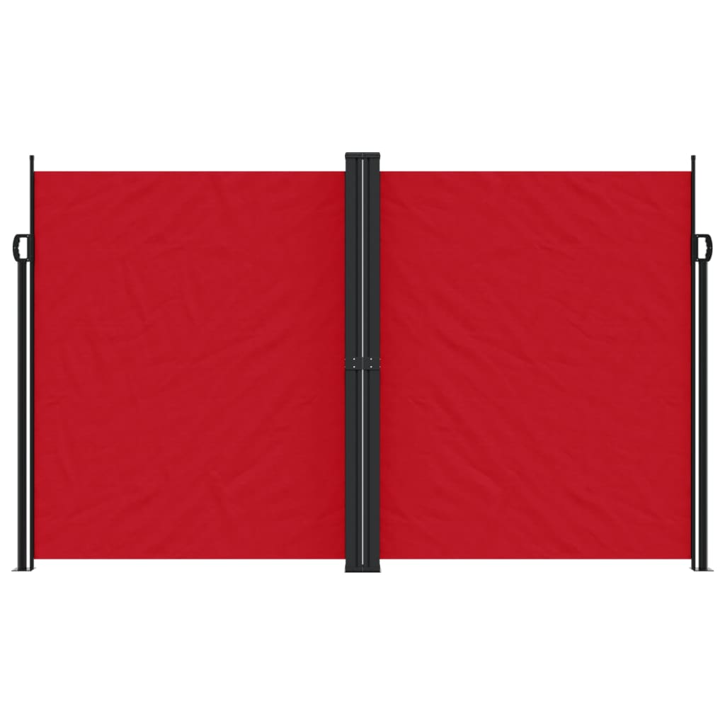 Bočna tenda na uvlačenje crvena 200x600 cm