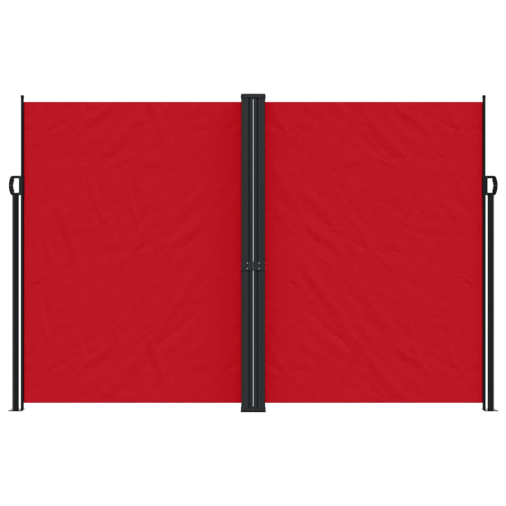 Bočna tenda na uvlačenje crvena 220x600 cm