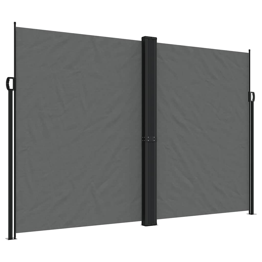 Bočna tenda na uvlačenje antracit 220 x 600 cm