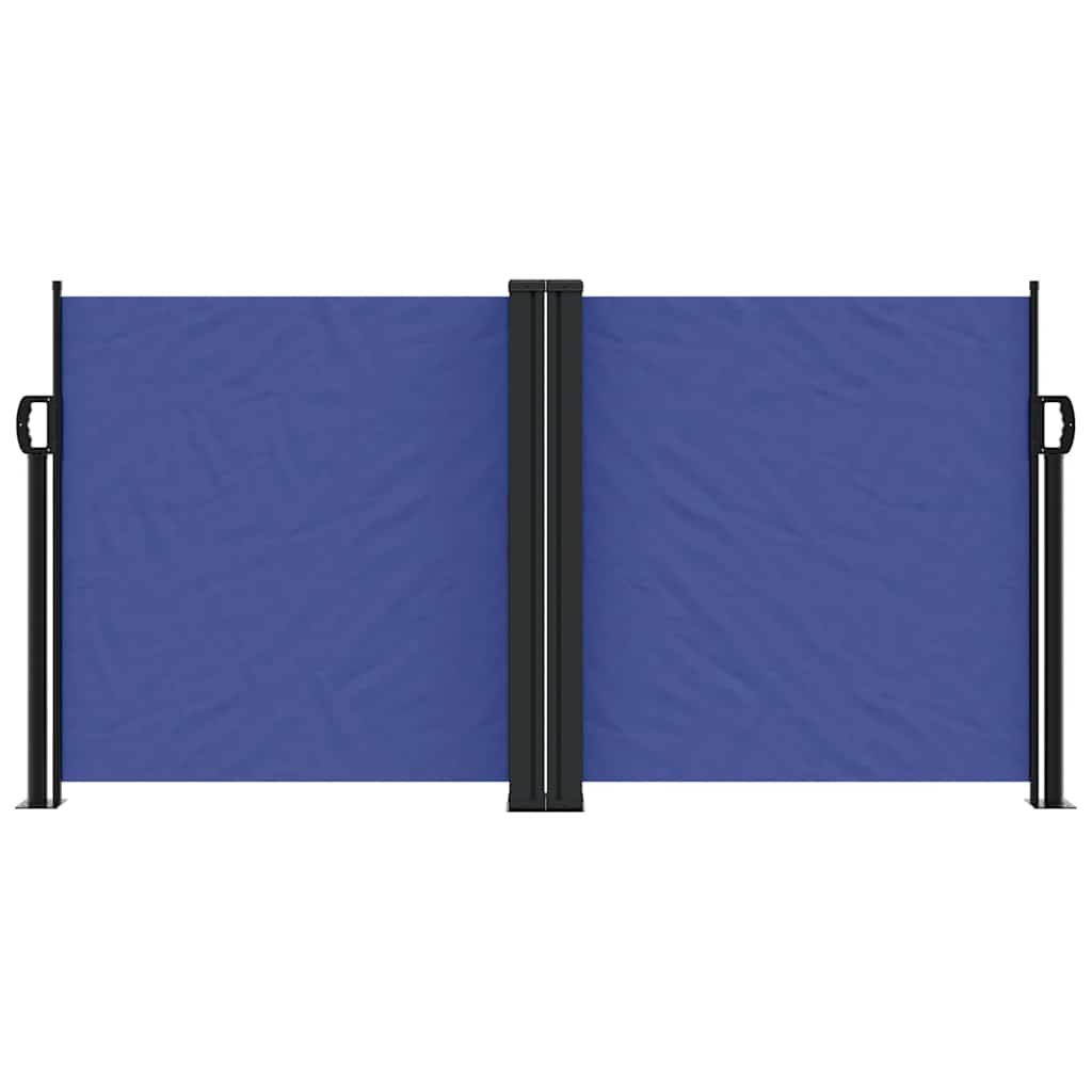 Uvlačiva bočna tenda 120 x 1000 cm plava
