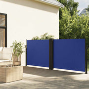 Uvlačiva bočna tenda 120 x 1000 cm plava