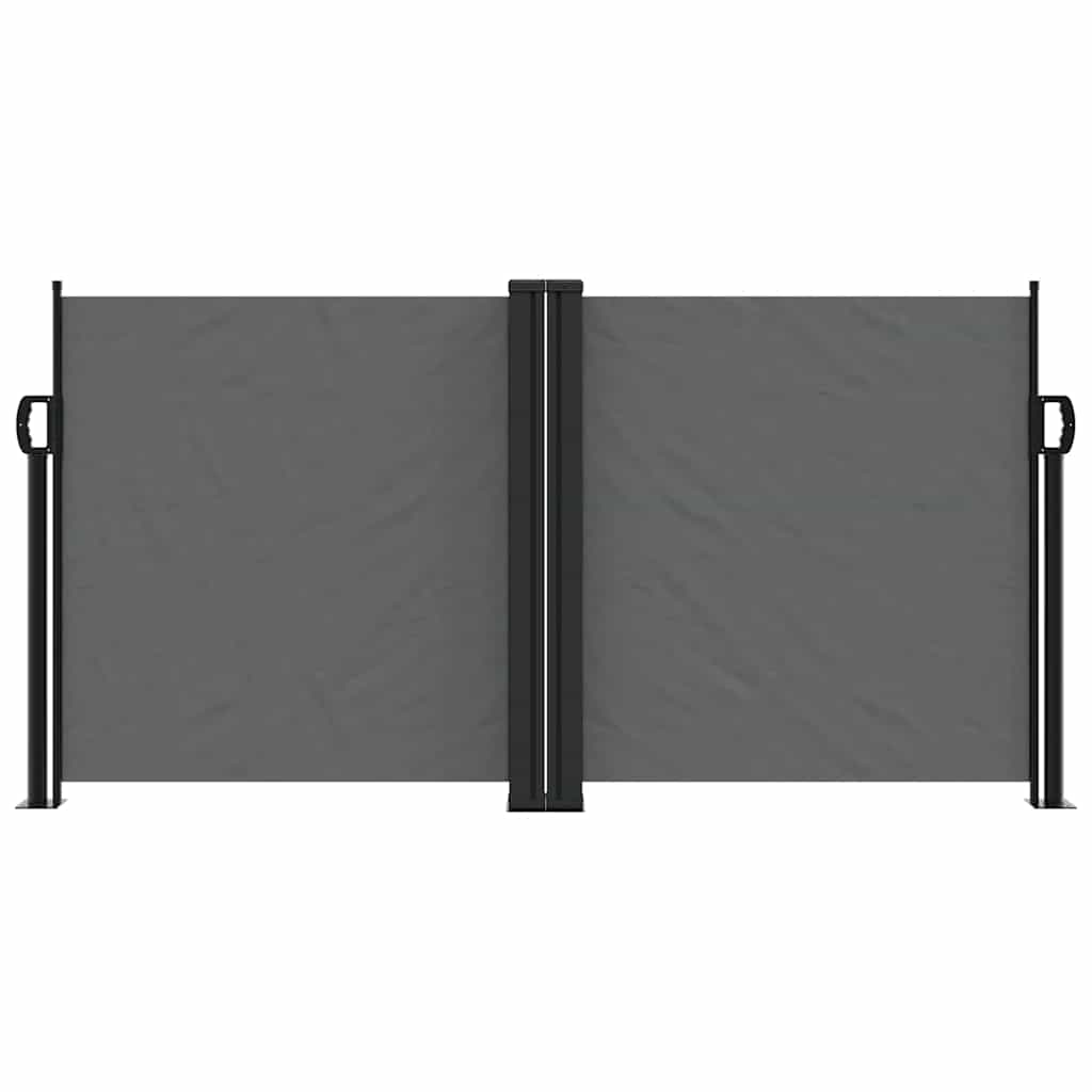 Uvlačiva bočna tenda 120 x 1000 cm antracit