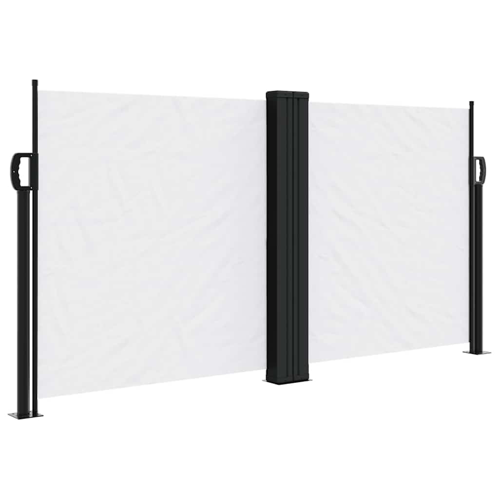 Uvlačiva bočna tenda 120 x 1000 cm bijela