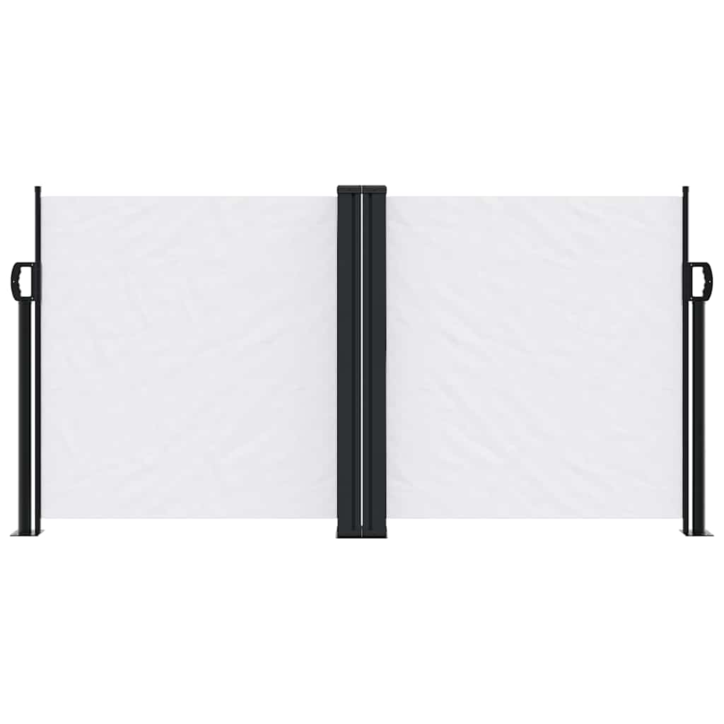 Uvlačiva bočna tenda 120 x 1000 cm bijela