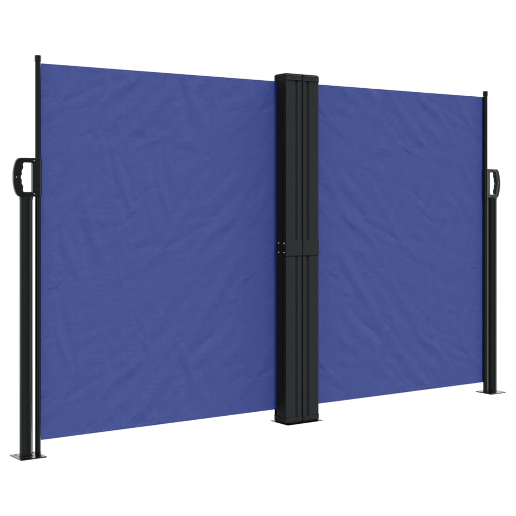Uvlačiva bočna tenda 140 x 1000 cm plava