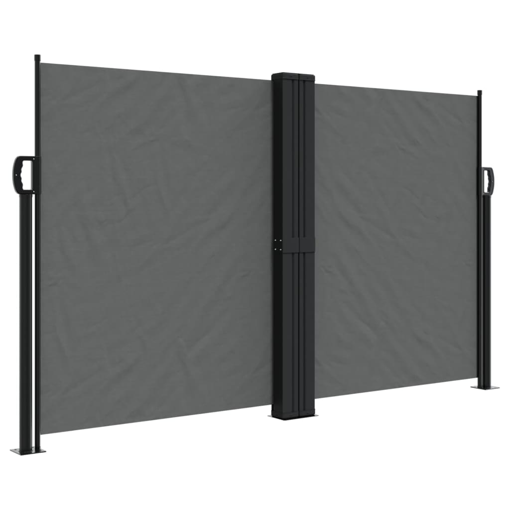 Uvlačiva bočna tenda 140 x 1000 cm antracit