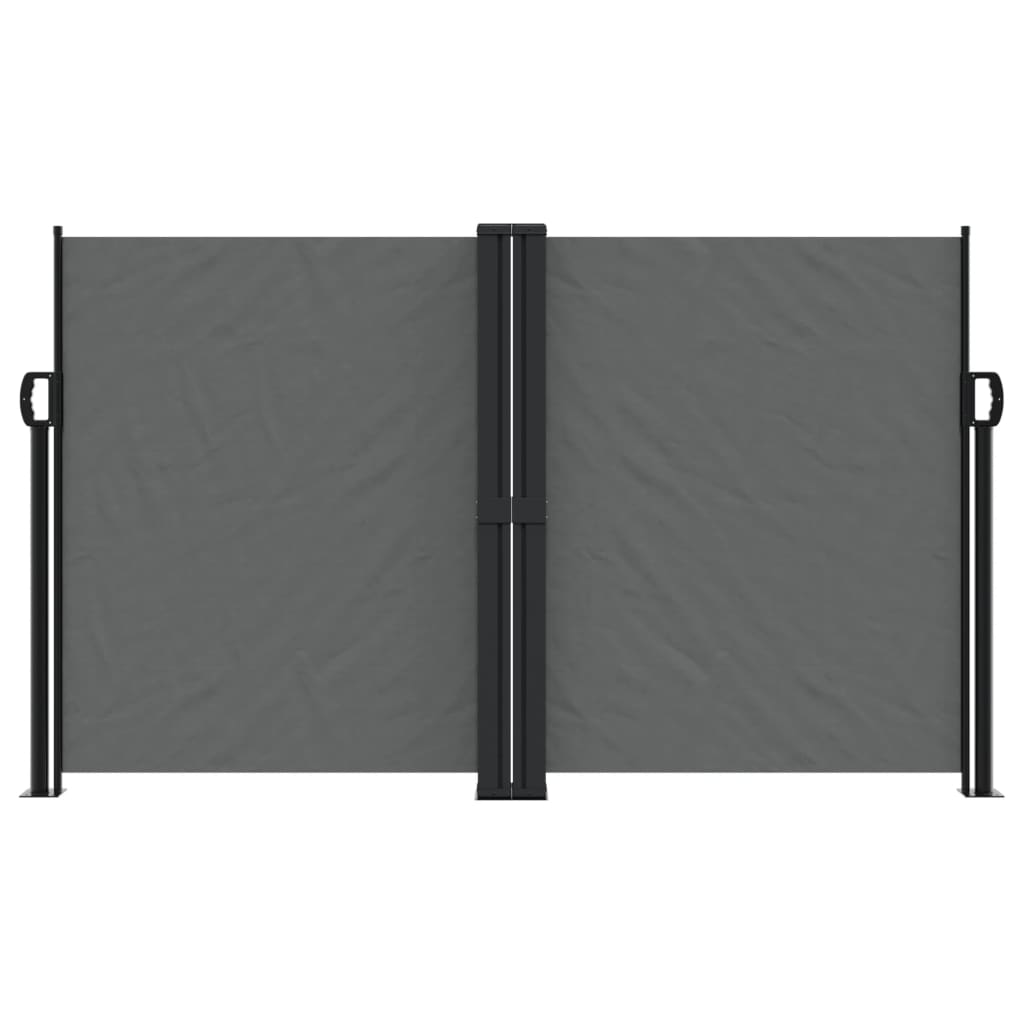 Uvlačiva bočna tenda 140 x 1000 cm antracit