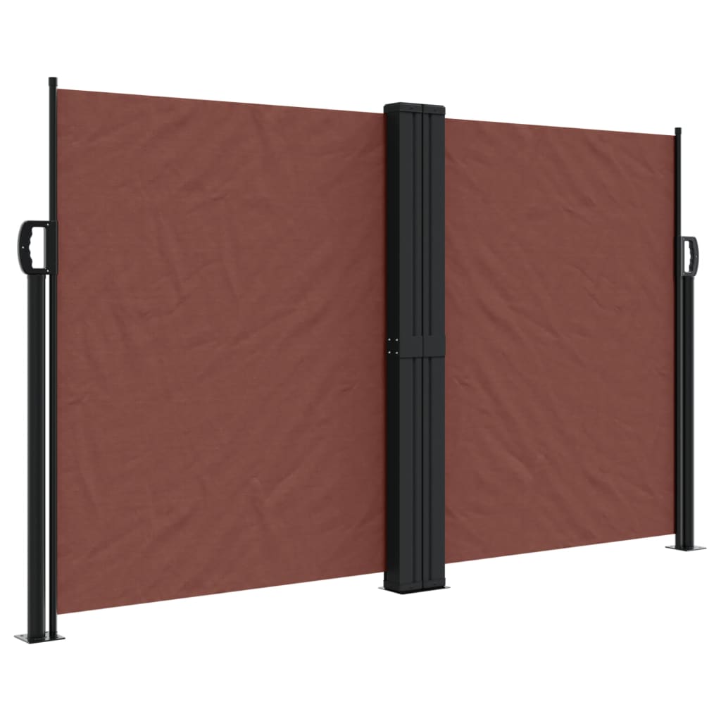 Uvlačiva bočna tenda 140 x 1000 cm smeđa