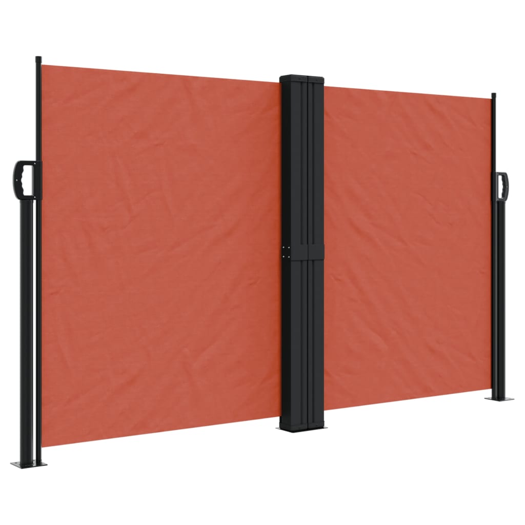 Uvlačiva bočna tenda 140 x 1000 cm terakota