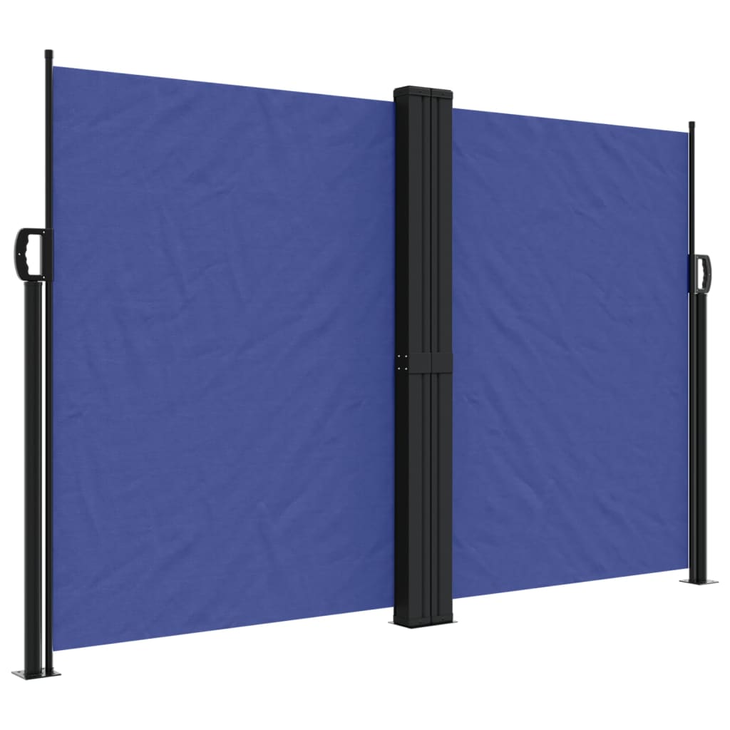 Bočna tenda na uvlačenje plava 160 x 1000 cm