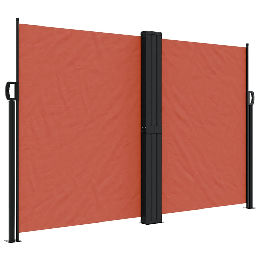 Bočna tenda na uvlačenje terakota 160 x 1000 cm