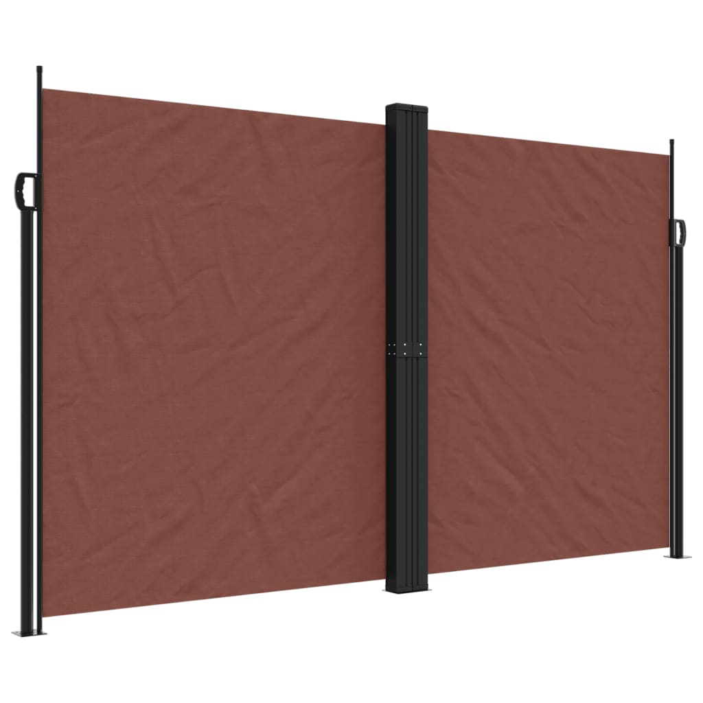 Bočna tenda na uvlačenje smeđa 200x1000 cm