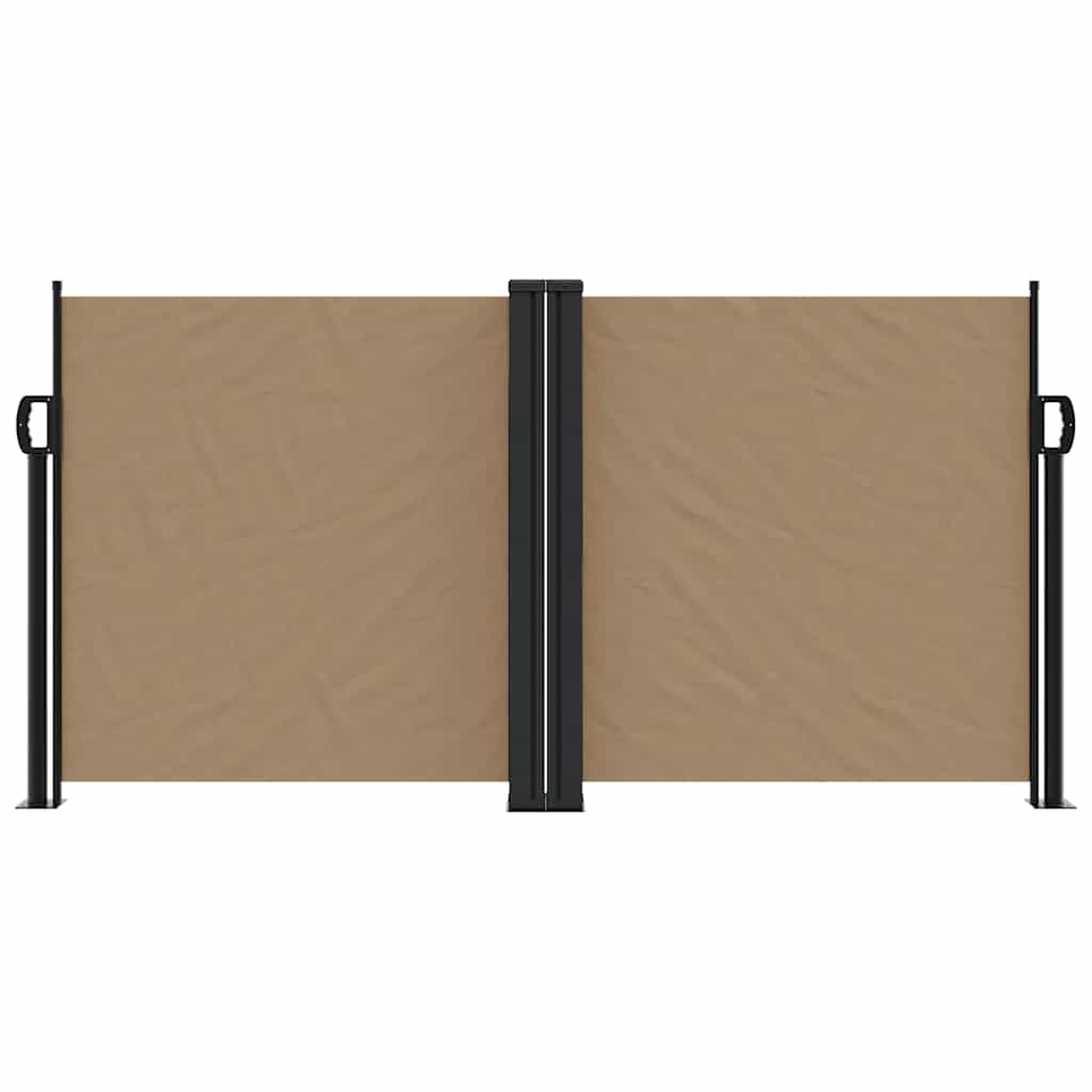 Bočna tenda na uvlačenje smeđesiva 120x1200 cm