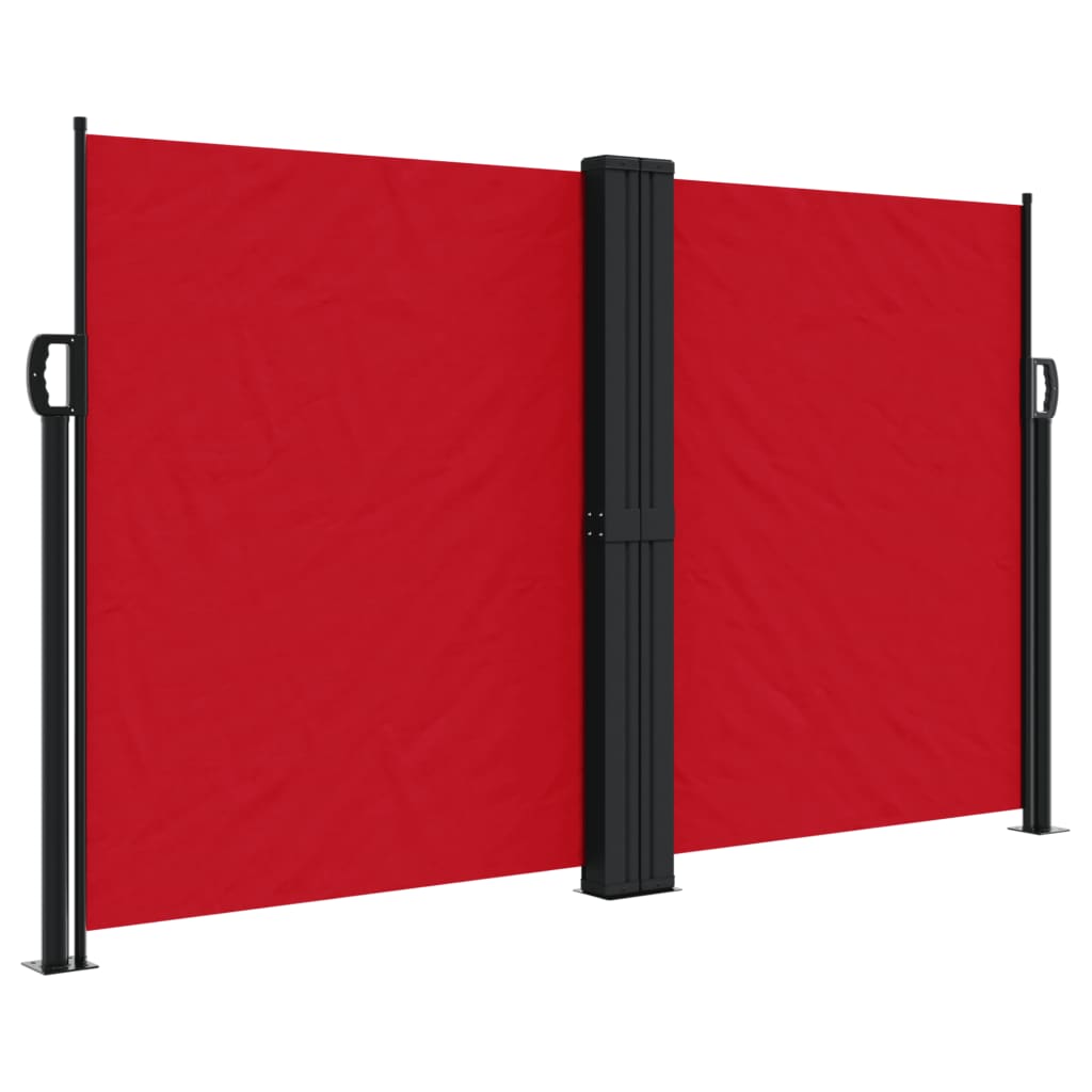 Bočna tenda na uvlačenje crvena 140x1200 cm