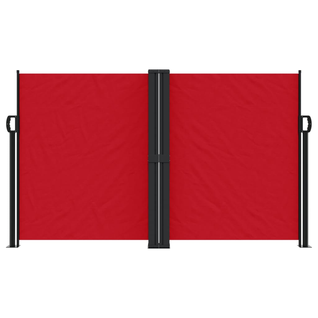 Bočna tenda na uvlačenje crvena 140x1200 cm