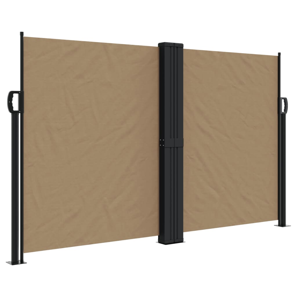 Bočna tenda na uvlačenje smeđesiva 140x1200 cm