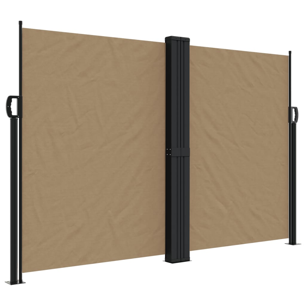 Bočna tenda na uvlačenje smeđesiva 160x1200 cm