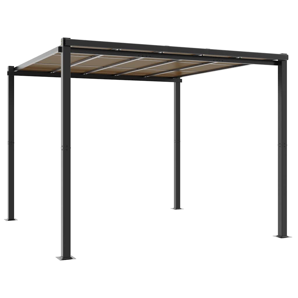 Vrtna sjenica antracit 3x3 m aluminij