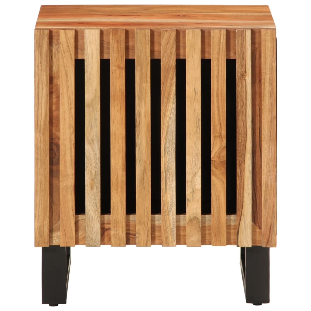 Noćni ormarići 2 kom 40 x 34 x 46 cm masivno bagremovo drvo