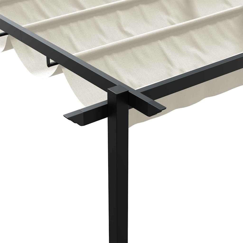 Gazebo Krema 300 x 300 x 200 cm Poliester