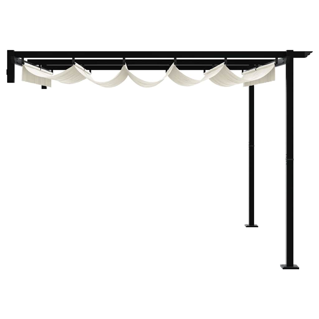 Gazebo Krema 300 x 300 x 200 cm Poliester