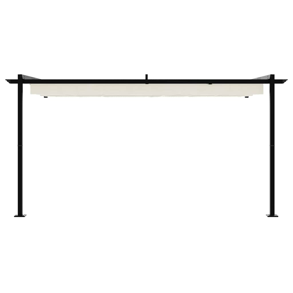 Gazebo Krema 400 x 300 x 200 cm Poliester