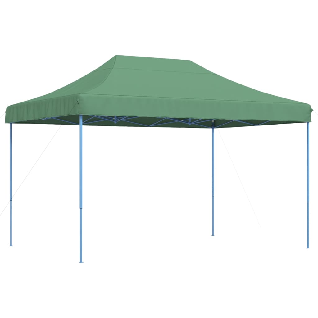 Sklopivi prigodni šator za zabave zeleni 410 x 279 x 315 cm