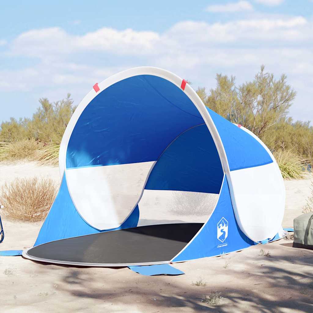 Šator za plažu azurnoplavi prigodni vodootporni