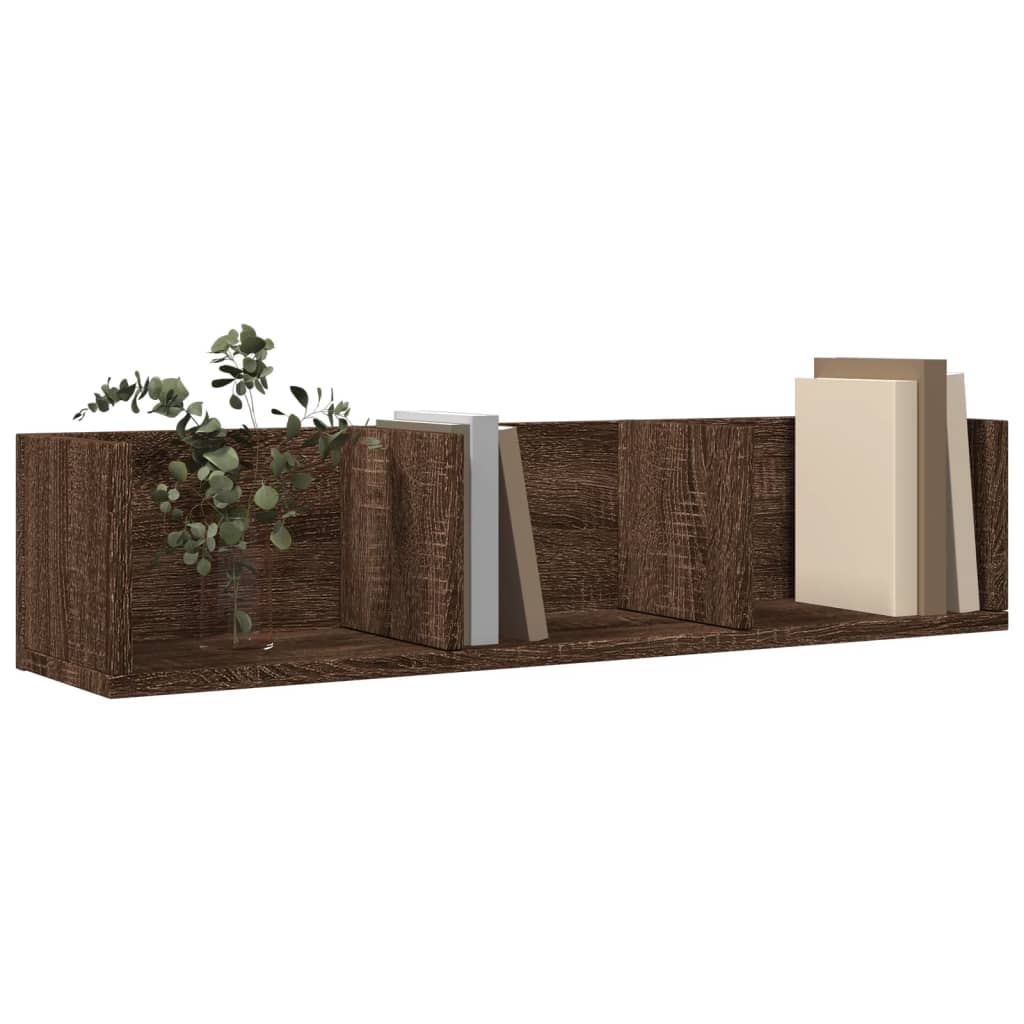 Zidni ormarići 2 kom boja hrasta 75x18x16,5cm konstruirano drvo