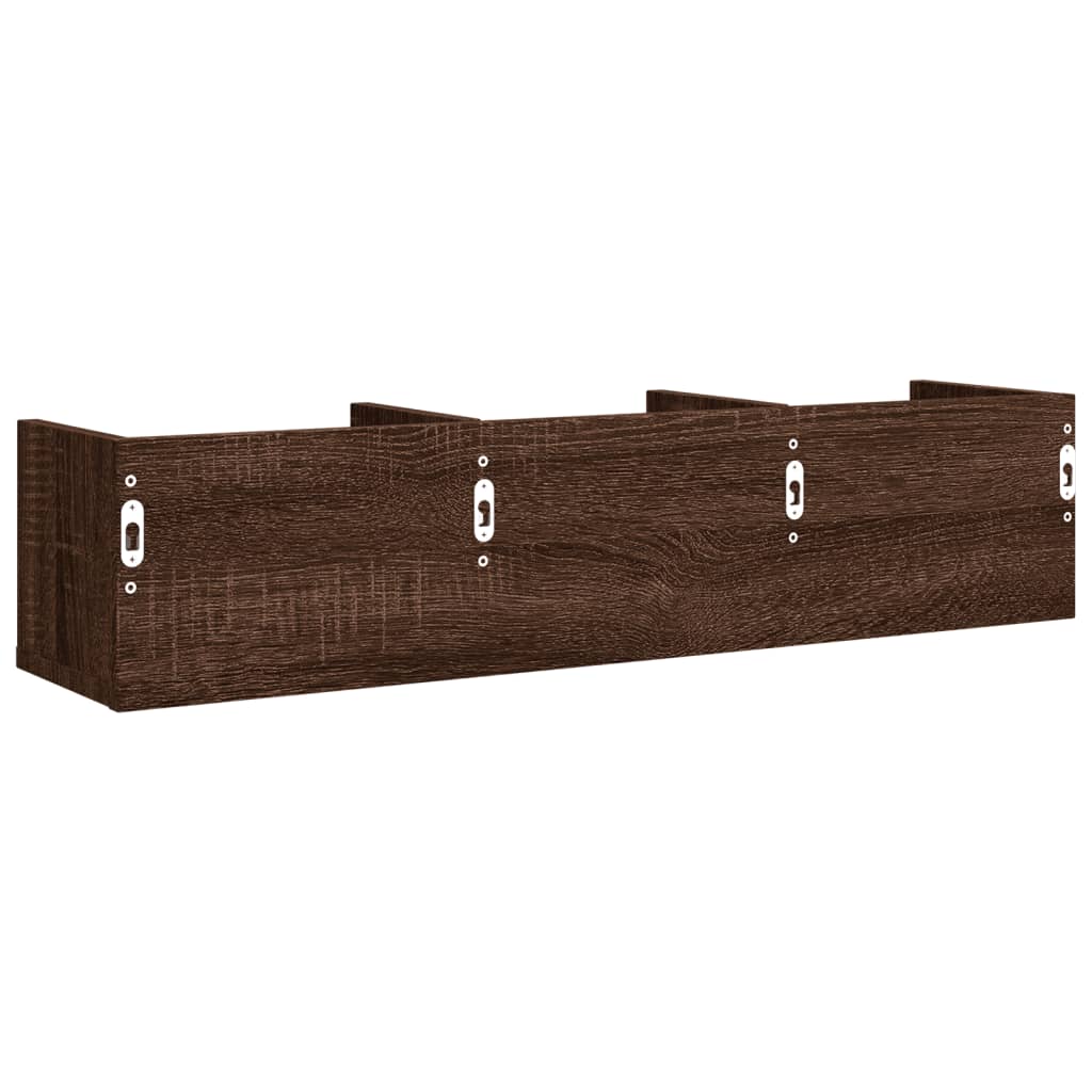 Zidni ormarići 2 kom boja hrasta 75x18x16,5cm konstruirano drvo