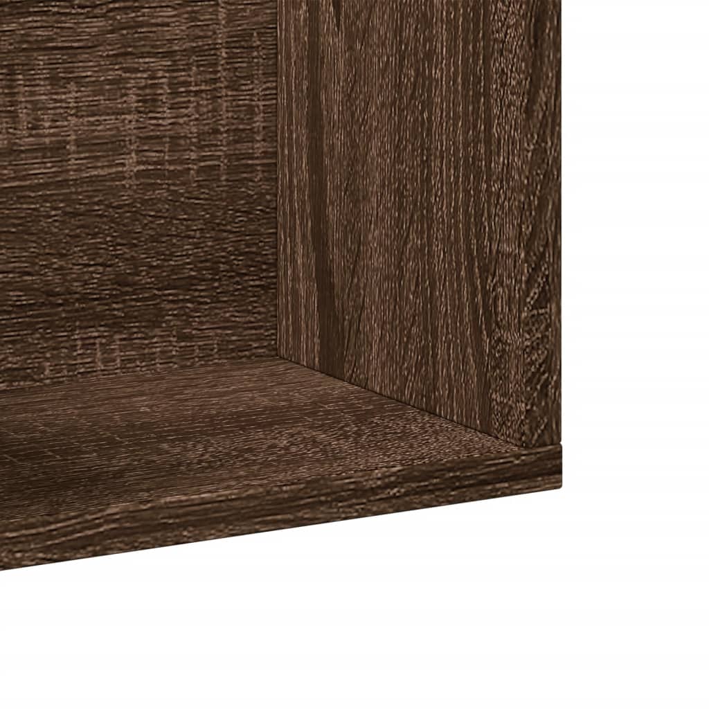 Zidni ormarići 2 kom boja hrasta 75x18x16,5cm konstruirano drvo