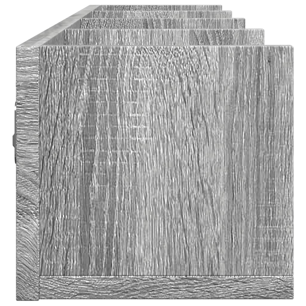 Zidni ormarići 2 kom siva sonome 99x18x16,5cm konstruirano drvo