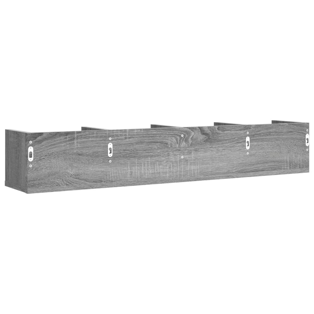 Zidni ormarići 2 kom siva sonome 99x18x16,5cm konstruirano drvo